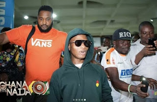 Checkout Pictures From The Arrival Of Wizkid For 'Ghana meets Naija' Event (Photos) 