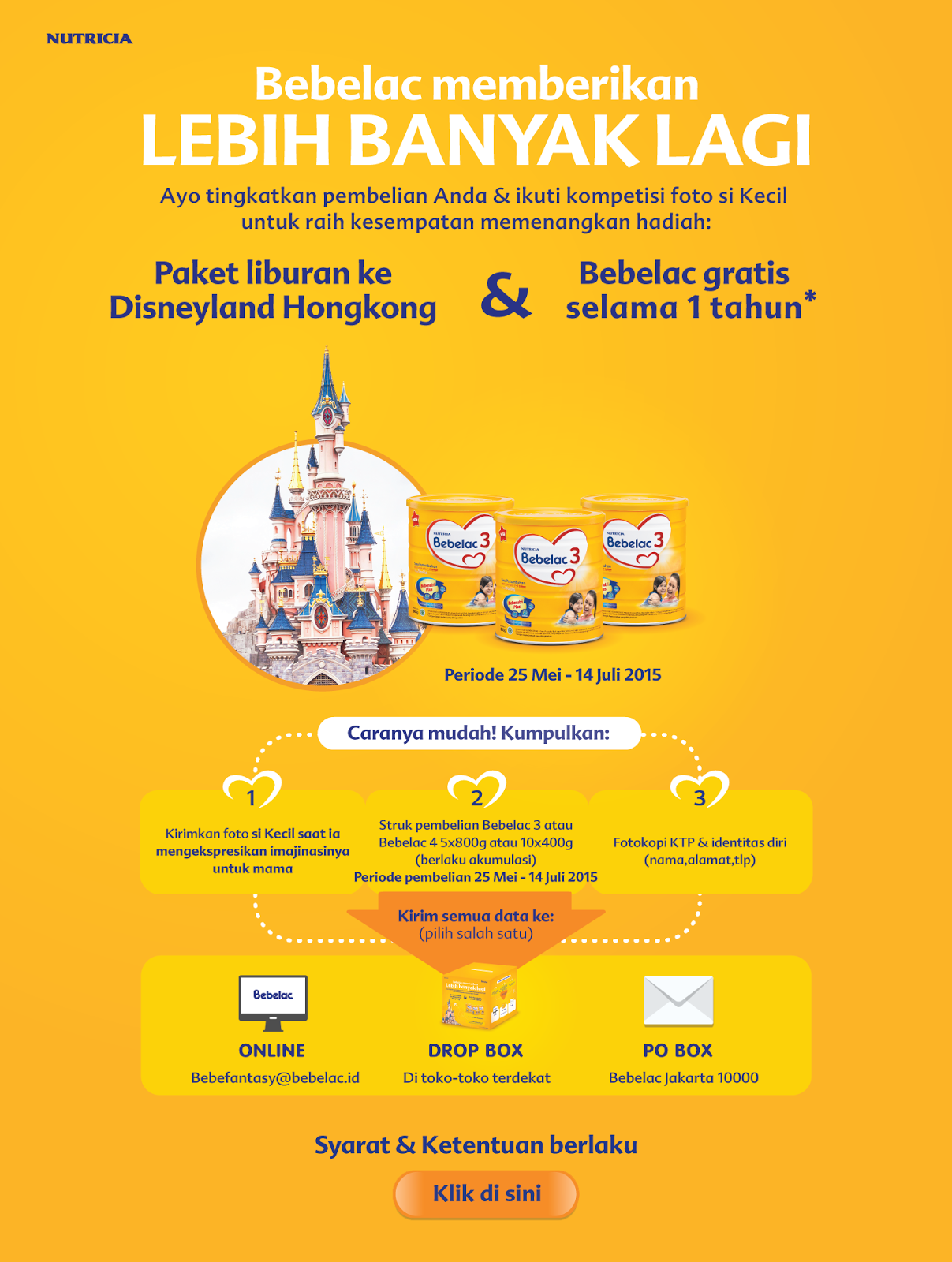 Promo BebeFantasy 2 Hadiah 20 Paket Liburan ke Disneyland Hongkong