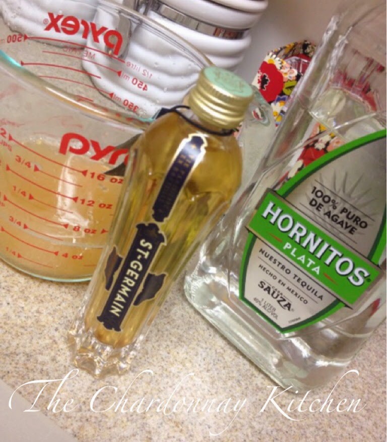 The Chardonnay Kitchen St. Germain Grapefruit Margarita