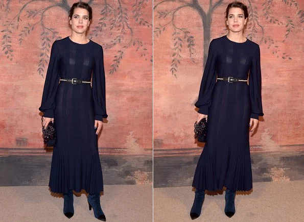 Charlotte Casiraghi of Monaco attended the Chanel Cruise 2018 Collection Show held at the Grand Palais in Paris, France. Chanell Dress