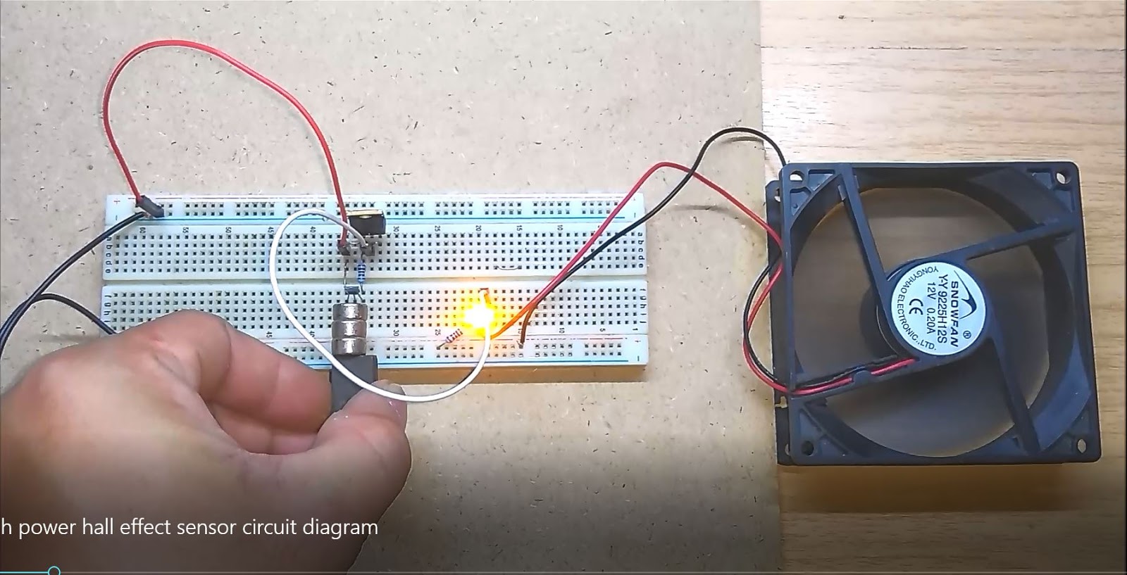 How to build high current hall effect sensor