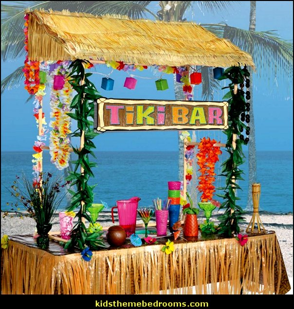 Table Top Tiki Bar Hu tropical party decorations Raffia Table Skirts Tropical party decorations - tropical party ideas - ALOHA Hawaii Luau Party Decorations - Luau Hawaiian Grass Table Skirt raffia Decorations - Hula Hibiscus Tropical Birthday Summer Pool Party Supplies - tiki party pineapple party decorations - beach party - Birthday party photo backdrop - tropical themed cake decorations - beach tiki themed table decorations - party props - summer party Table Top Tiki Bar Hu tropical party decorations Raffia Table Skirts