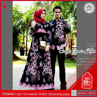 GMS251 0FLBT251G66 Gamis Batik Manggar Padi Sekar Dropship SK1408745050