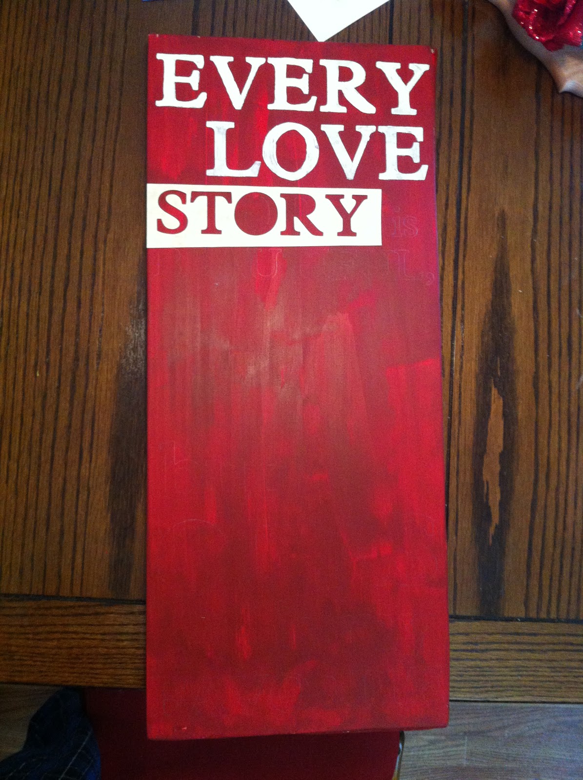 Simply Inspired: Handmade Crafts: Valentine's Day Wood Sign