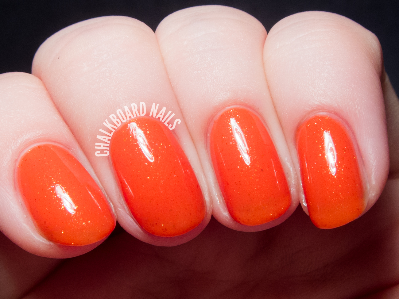 Contrary Polish Valencia Orange via @chalkboardnails