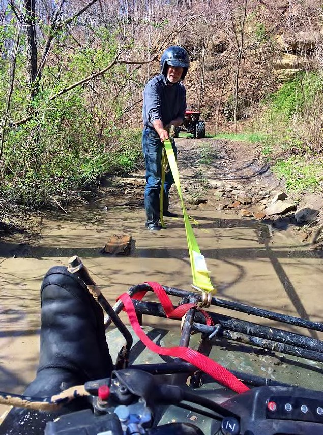 We Live In The Country! ATV fun YEAR 'ROUND in McDowell Co,. 