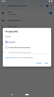 Screenshot shows new Android P navigation bar; multitasking button replaced by gesture