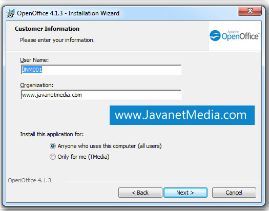 install open office windows 10