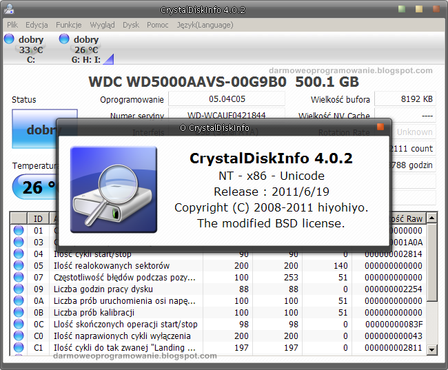 Crystaldiskinfo