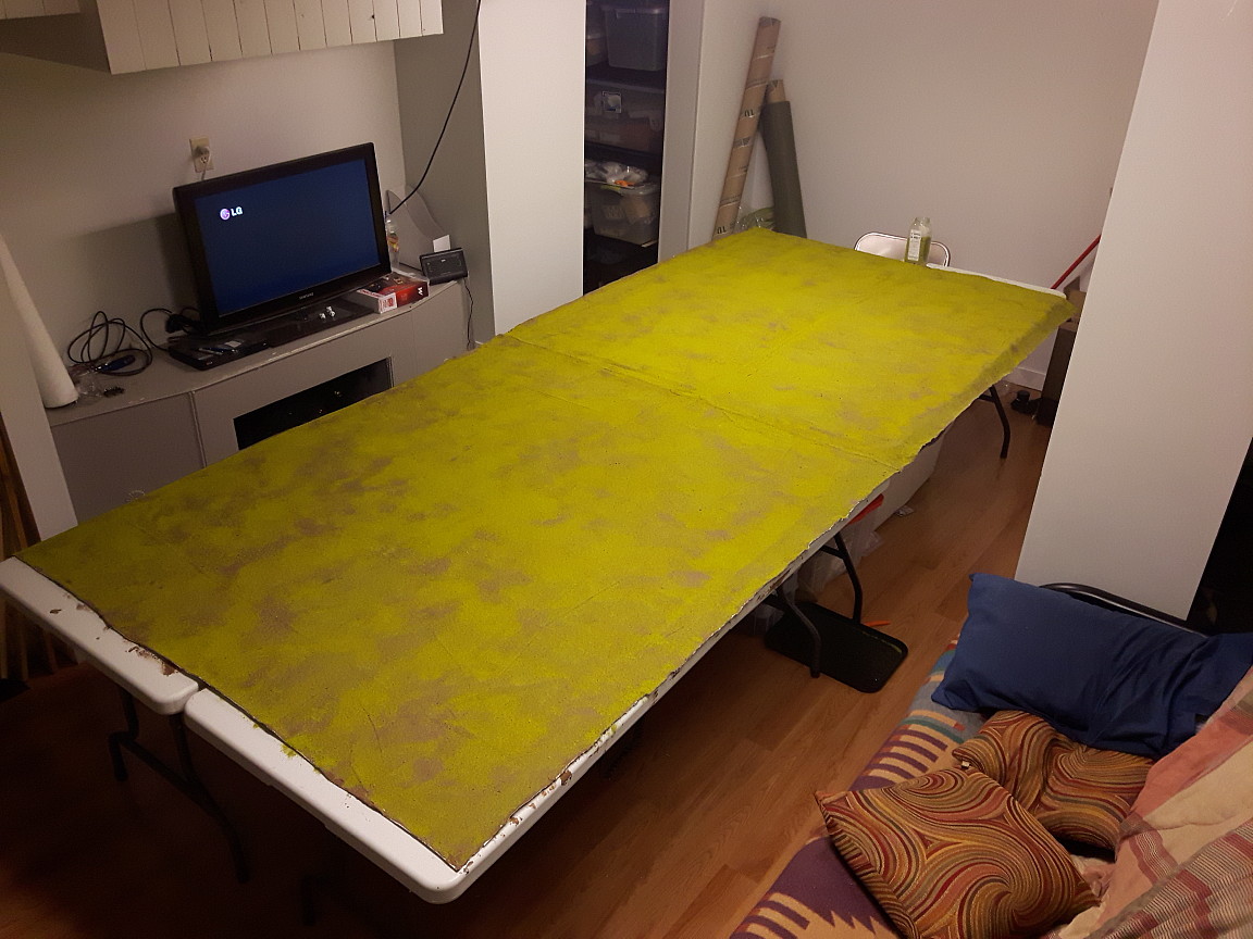 Adventures in Miniature Gaming Making a Mat Part 2