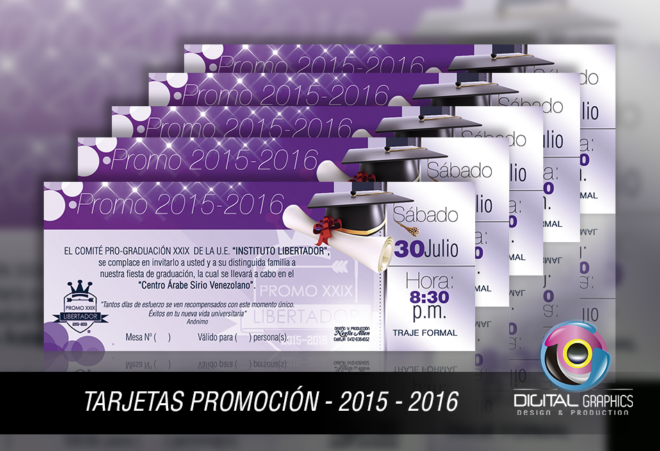 tarjetas de invitaciÓn digital graphics diseño y producción