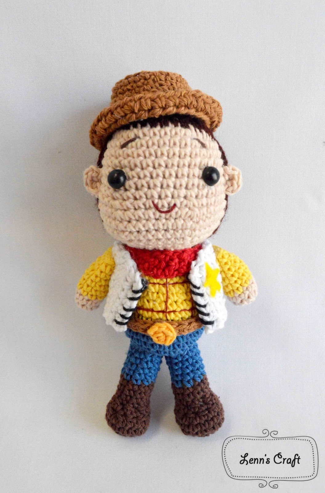 ♥ Lenn's Craft ♥ Handmade doll ♥ Amigurumi ♥ Woody Toy Story amigrumi