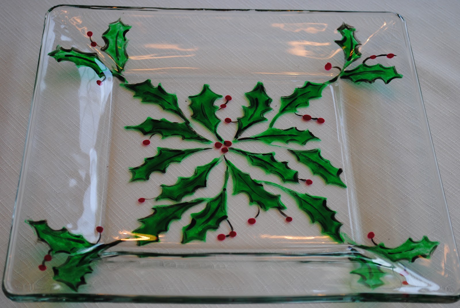 Christmas Holiday Ideas GLASS PAINTING CREATIVE GIFT GIVING