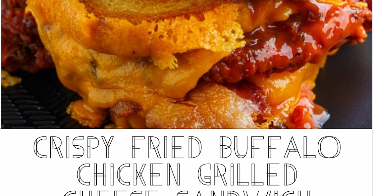 Crispy Fried Buffalo Chicken Grilled Cheese Sandwich Floats CO
