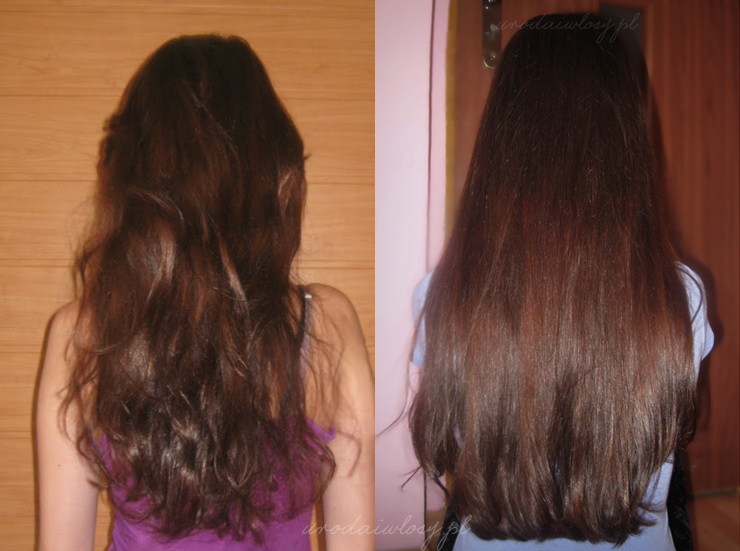 metamorfoza włosów, włosy przed i po