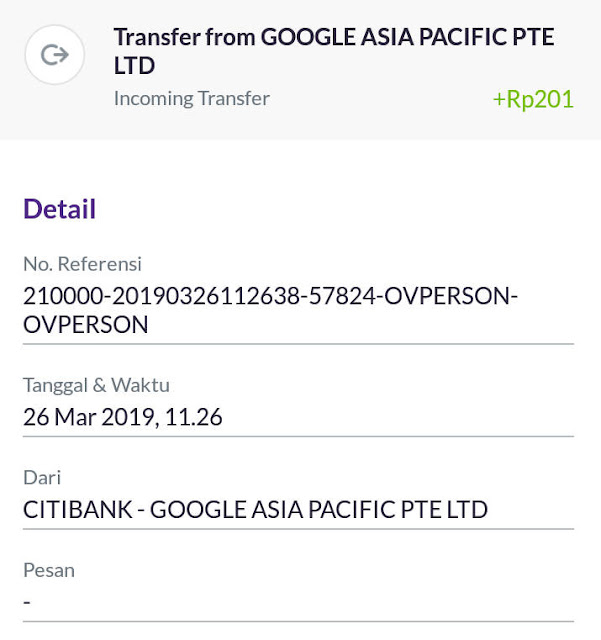 Cara Setting Pembayaran Adsense dengan OVO - ShaLaman