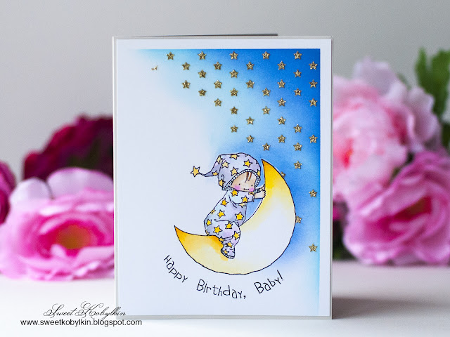 Birthday Baby Penny Black Stamps - Sweet Kobylkin 2