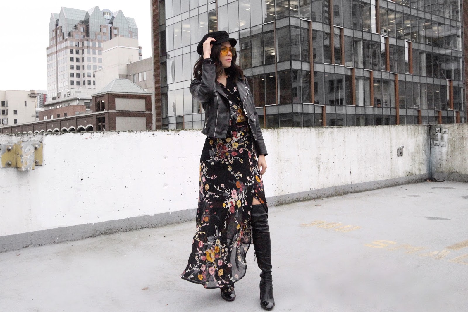 warm winter maxi dress