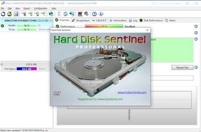 Hard Disk Sentinel Professional 5.61 CAPTURA
