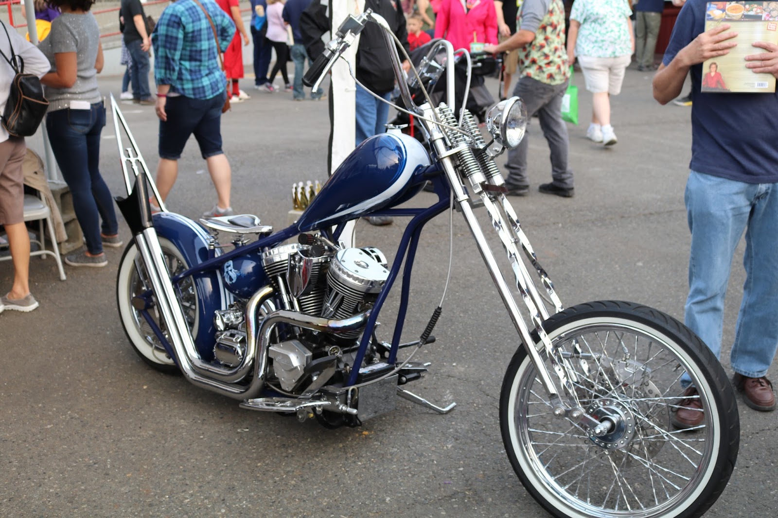 OldMotoDude Senior's Bike from Orange County Chopper on display at the