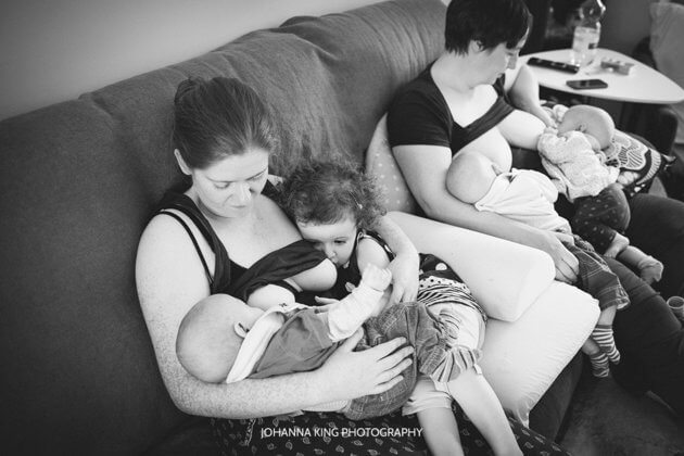 Heartwarming Photo Series Of Mothers Breastfeeding Their Four Children