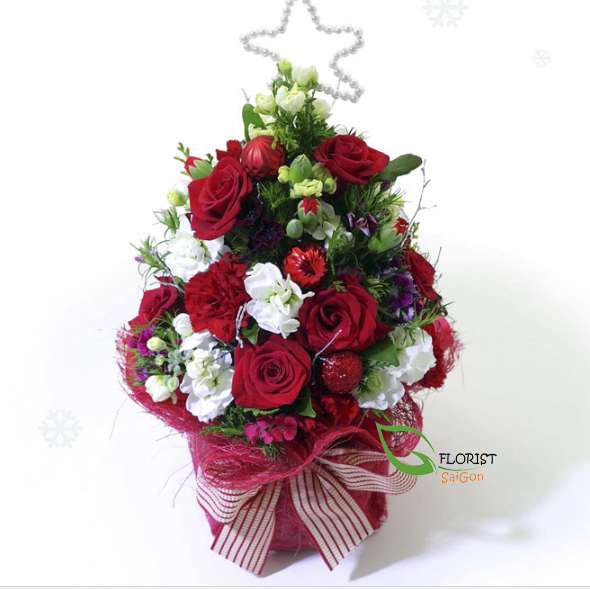 FLORIST SAIGON Best Christmas flowers delivered Saigon