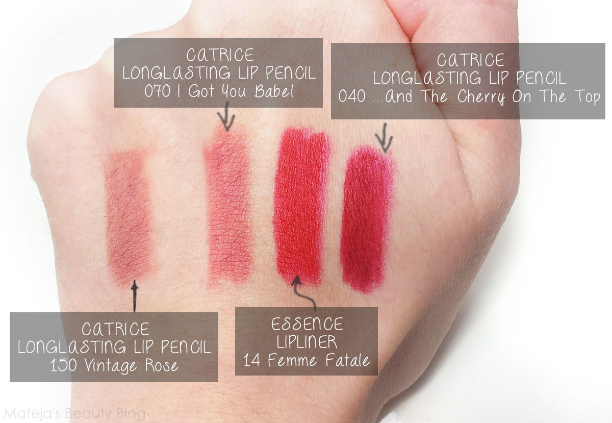 Catrice Lip Liners Mateja's Beauty Blog