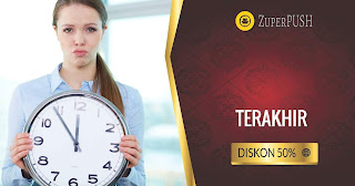 Hari Terakhir Diskon 50% ZuperPUSH Hari Terakhir Diskon 50% ZuperPUSH