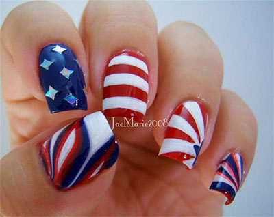 happy 4th of July 2017 nail arts happy 4th of July 2017 nail arts
