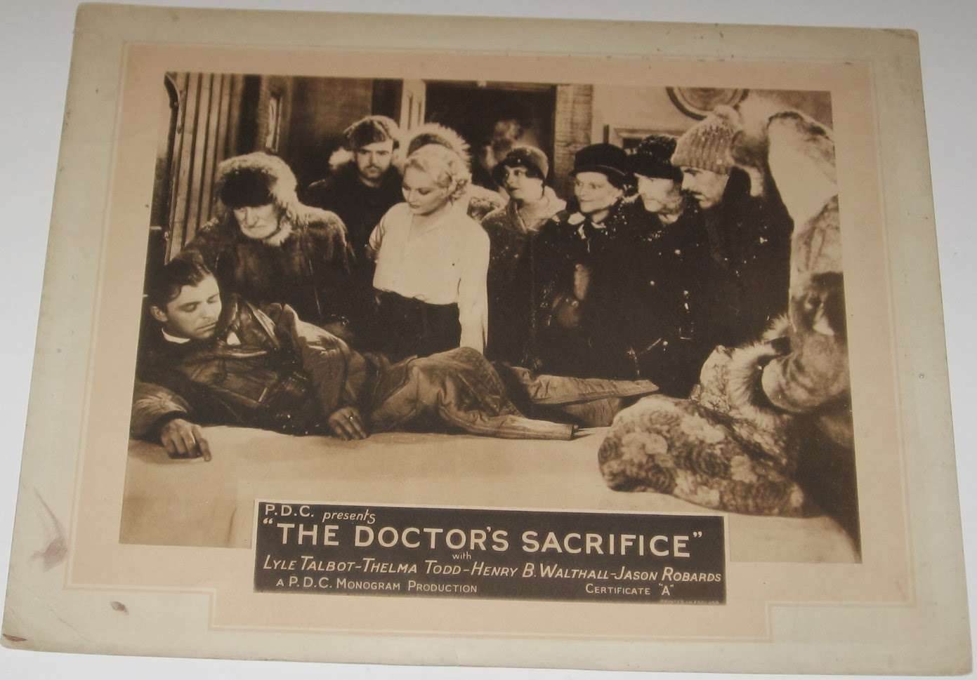 Thelma Todd THE DOCTOR'S SACRIFICE ( KLONDIKE )
