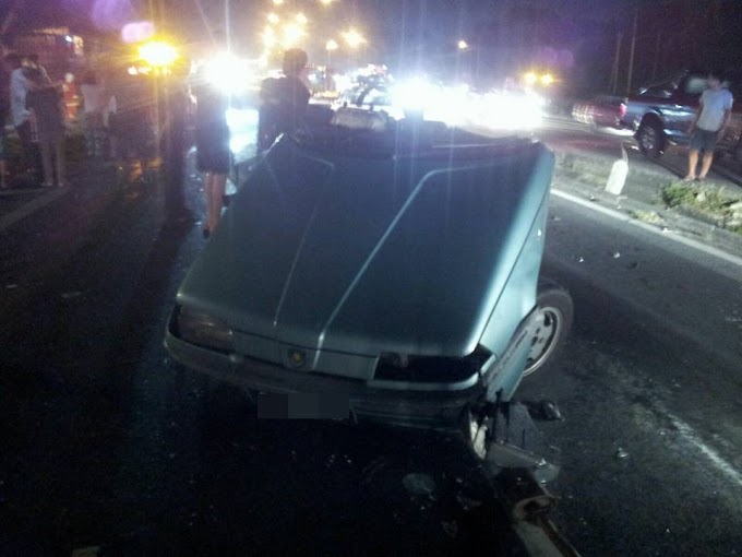 Kemalangan Maut Kelisa bertembung Iswara di jalan Bypass Tuaran, Kalansanan