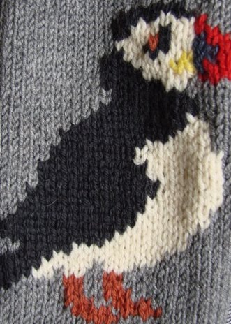 Puffin knitwear design