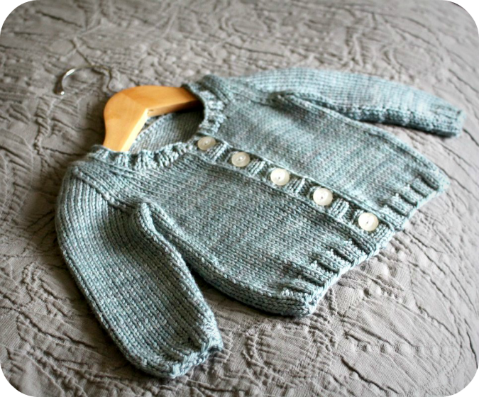 Never Not Knitting: Basic Baby Cardigan