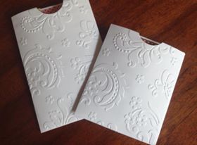 Envelopes com textura