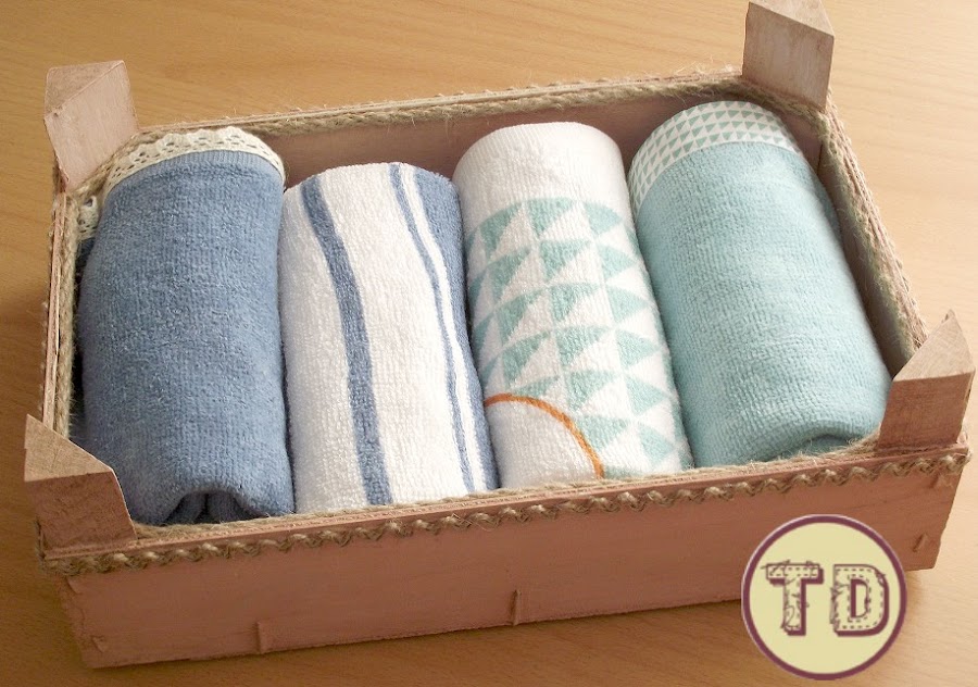 Caja de fresas decorada