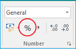 Style format persen excel