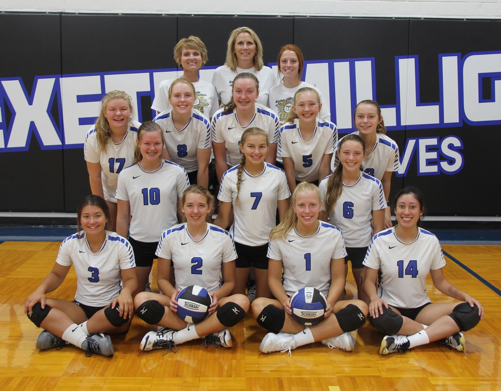 Village of Exeter ExeterMilligan Volleyball Team