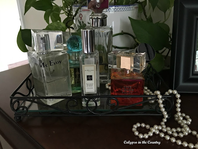 Perfume Tray Perfume Tray - part of my mini makeover of my dresser
