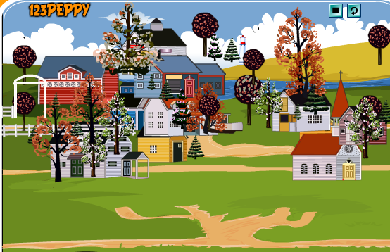 لعبة ديكور القرية