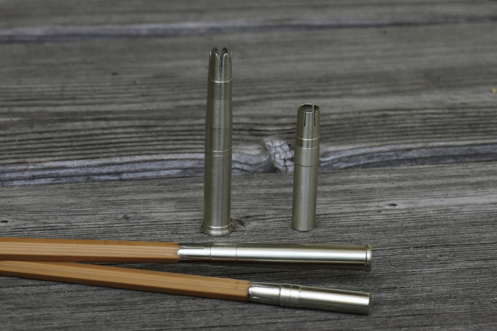 Bamboo Flyrod Dressing the Ferrules.