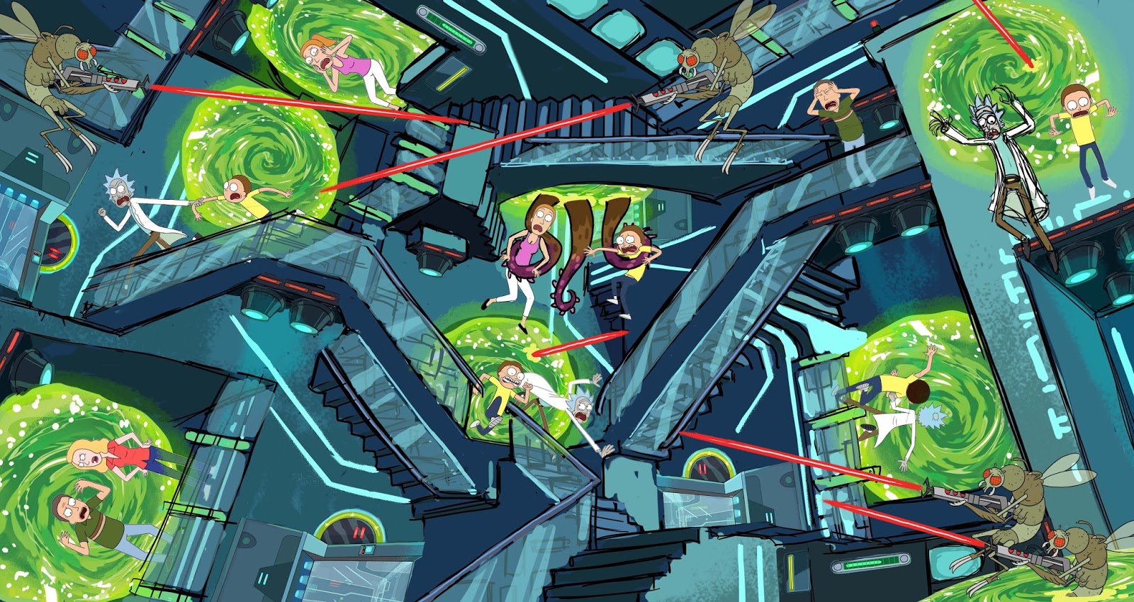 james mcdermott rick and morty season 2 publicity art