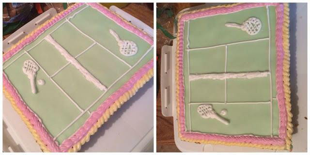 Mary Berry's Tennis Cake Photograph of Mary Berry's Tennis Cake