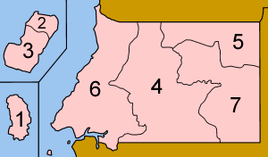 Pembagian wilayah administratif Guinea Khatulistiwa
