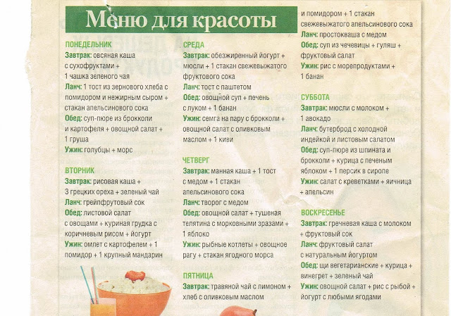 eshe neskolko kazhdiy menyu den prezidentskaya dieta na posmotrim zashel Меню на каждый день президентская диета фото