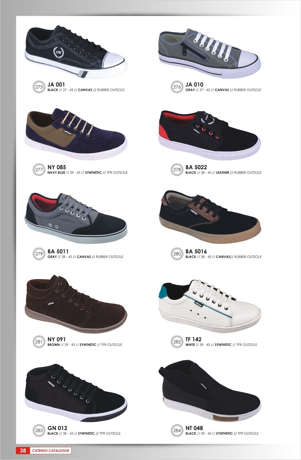 Suplier Distro  Bandung Merk Catenzo Katalog 2021 Sepatu 