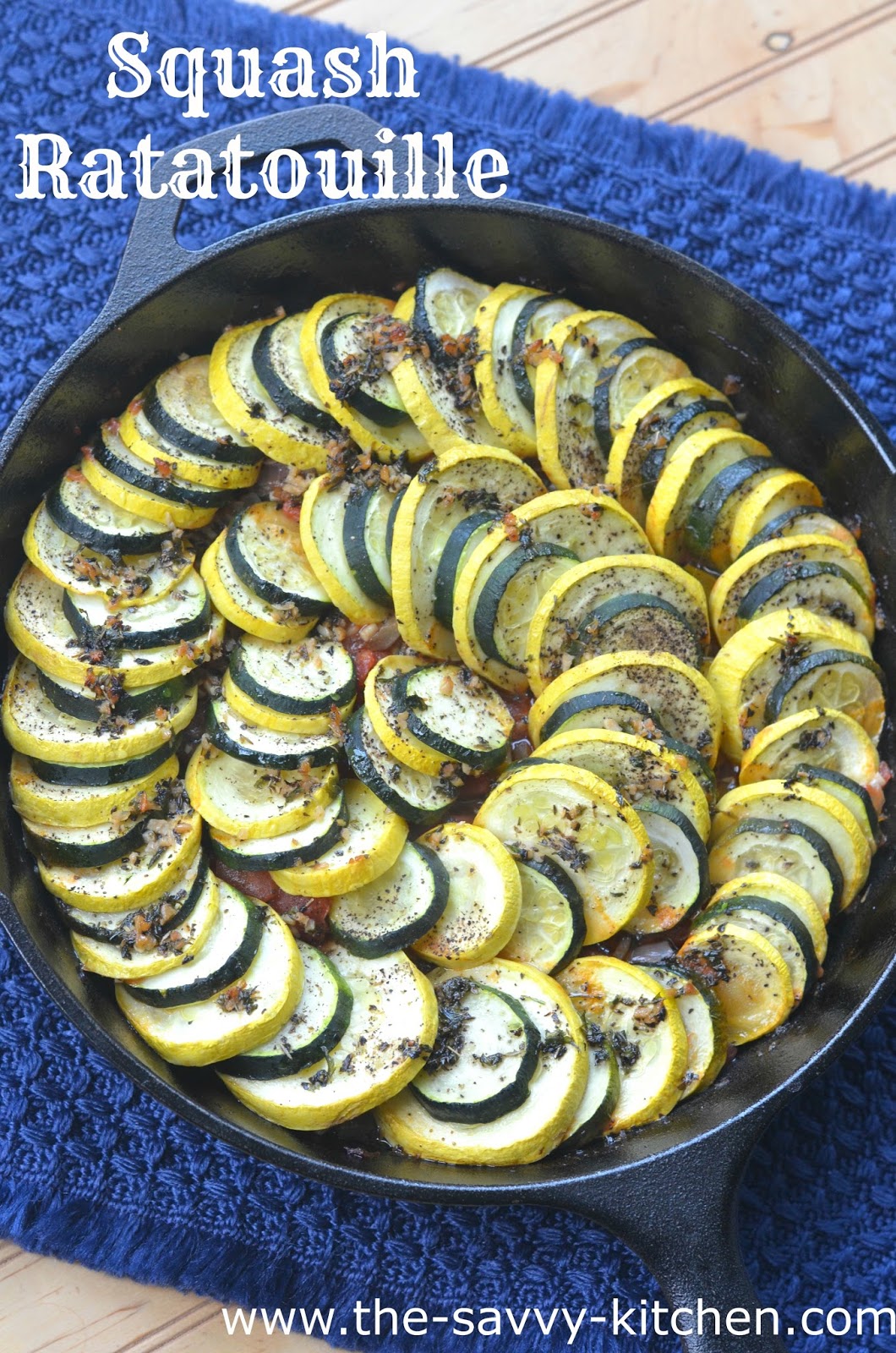 The Savvy Kitchen Squash Ratatouille