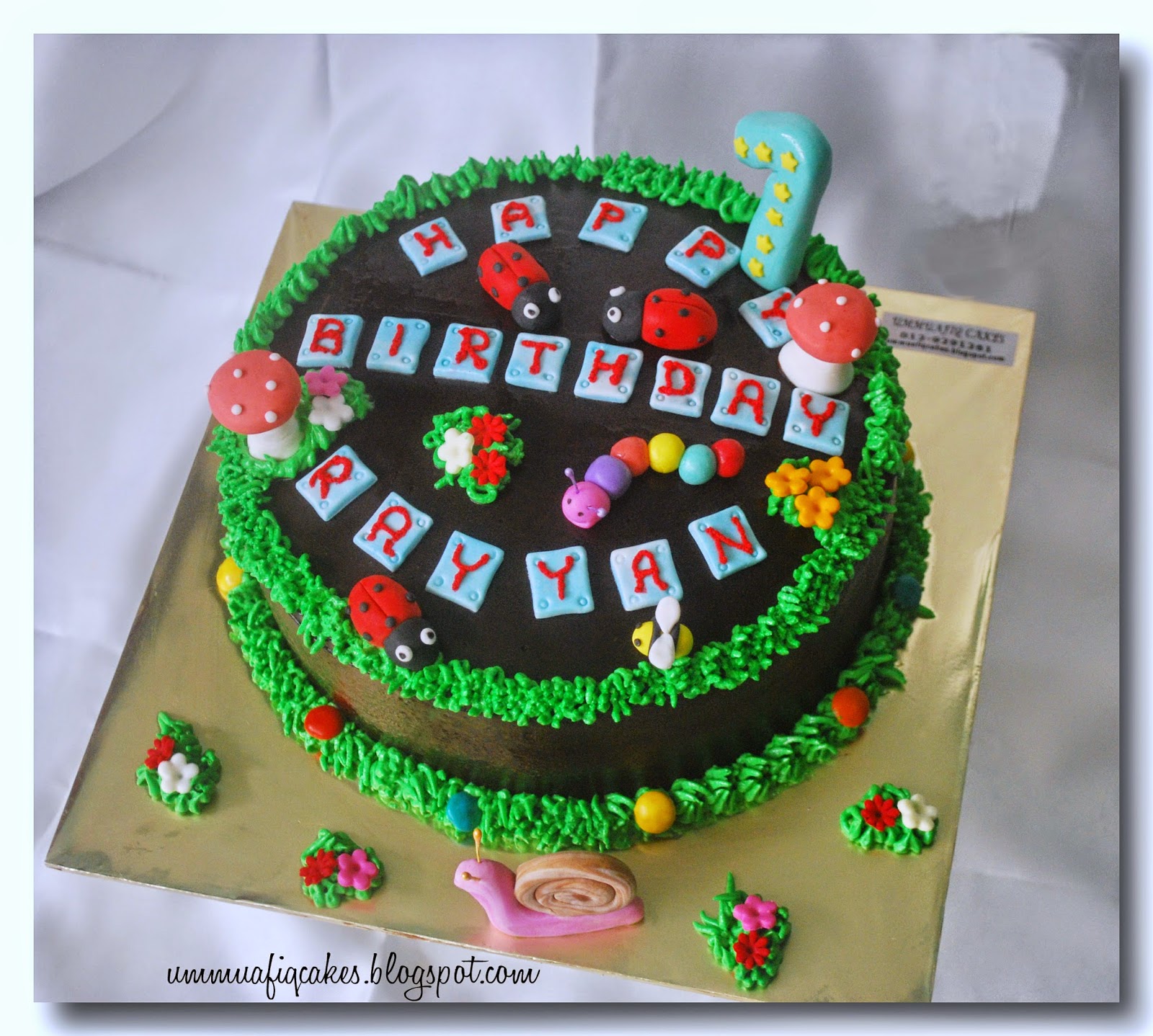UMMU AFIQ CAKES TELUK INTAN, PERAK 012 9291261 BIRTHDAY CAKE FOR RAYYAN....
