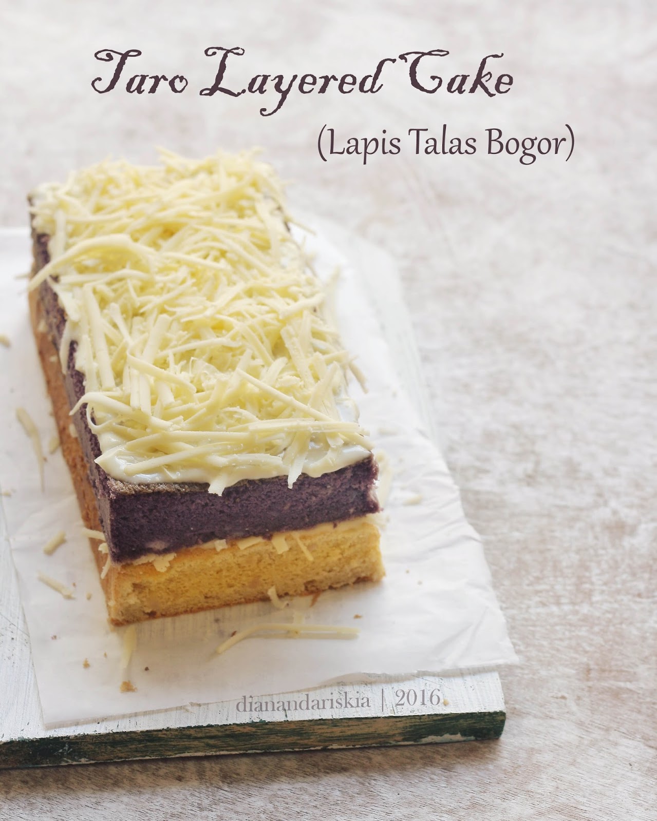 Taro Layered Cake (Lapis Talas Bogor)