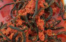 Resep praktis (mudah) balado belut spesial (istimewa) enak, sedap, gurih, nikmat lezat