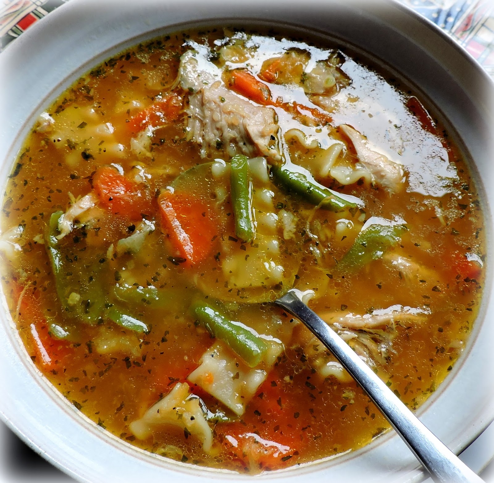 Basic Chicken Stock &Chicken Noodle Soup | The English Kitchen